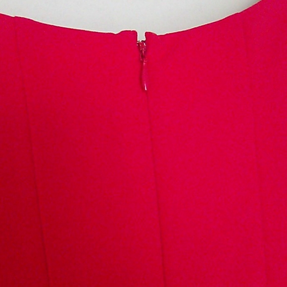 Roz & Ali orangish red cocktail dress sz 10 - Picture 8 of 11